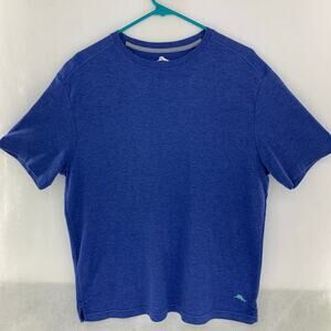Tommy Bahama Mens Short Sleeve Blue T-Shirt Size Medium